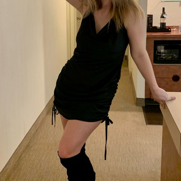 Garage black slip dress - Picture 3 of 3